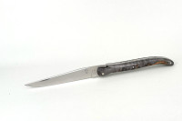 LAGUIOLE PassionFrance CUSTOM extra large13cm, dekorierte Platinen, Kastanie Maserknolle, 14C28