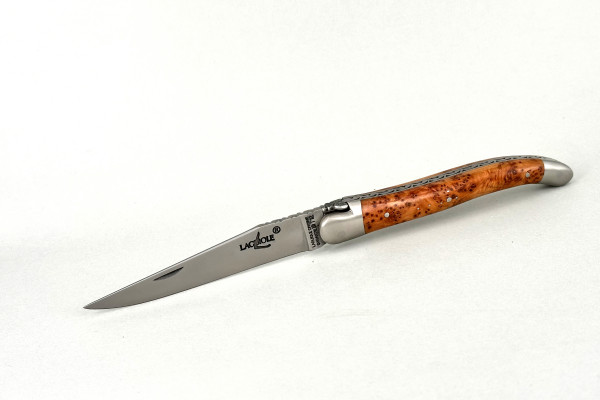 LAGUIOLE Forge de Laguiole CUSTOM 11cm mit Inox-Mitres, Wacholder N°02, T12