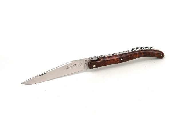 Grand-LAGUIOLE PassionFrance LUXE 12cm Korkenzieher, Design R.B mof², Guilloche, Wüsteneisenholz, RW