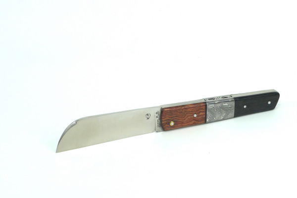 SIR-MEC / customized SEURRE PassionFrance, Mix bubinga / Inox-damask / morta, blade RWL34