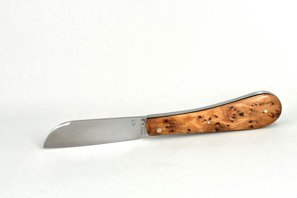 LONDON PassionFrance® CUSTOM N°9, stabilized pepper yew burl, blade carbon steel XC75