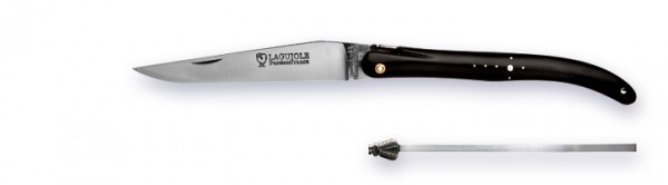 LAGUIOLE series LUXE Atelier PassionFrance black buffalo horn tip