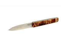 "Parisii" Coutellerie Champenoise Serie PRESTIGE large 12cm / Amboina Maserknolle