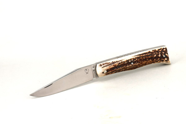 Grand-ALPIN PassionFrance® LUXE 11cm, design RB mof², platines décorées, 14C28, bois de cerf