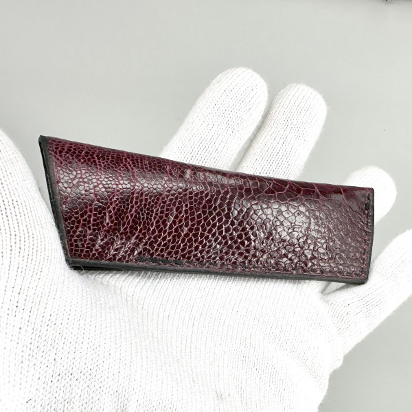 ETUI NEW MODEL size2 CUSTOM, ostrich leg leather