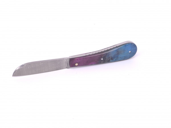 LONDON PassionFrance® CUSTOM gewellter Ahorn stabilisiert bicolor / geschmiedeter Inoxdamast