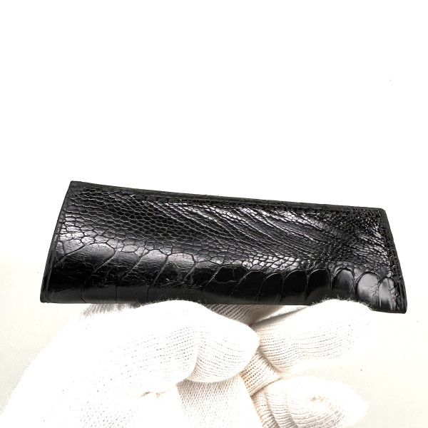 ETUI NEW MODEL size3 CUSTOM, ostrich leg leather for e.g. LAGUIOLE 12cm