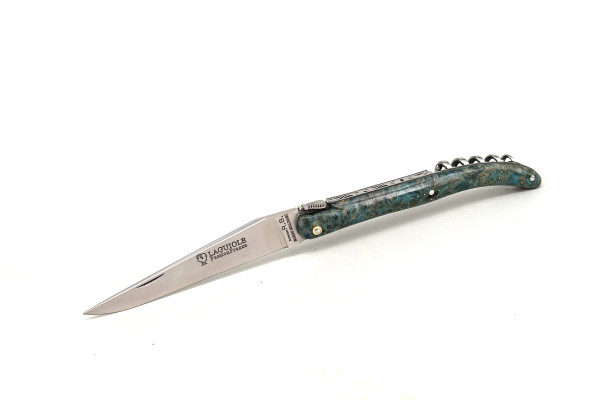LAGUIOLE PassionFrance LUXE 11cm, corkscrew, Design R.B mof², decorated spring, ash wood, 12C27