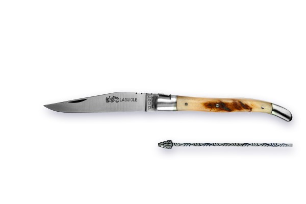 Grand-LAGUIOLE Atelier ARTO® series PRESTIGE mit Backen ram's horn