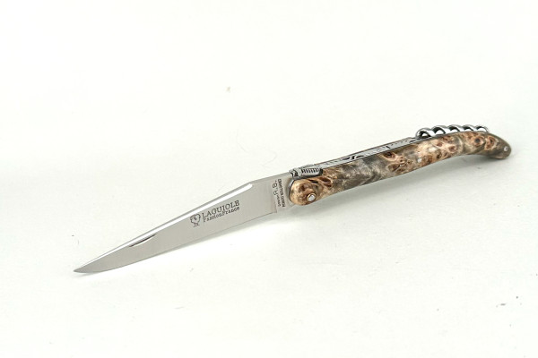 LAGUIOLE PassionFrance CUSTOM, Fliederesche Maserknolle, Ressort guillochiert, 12C27 12