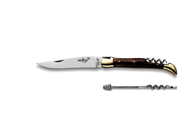 LAGUIOLE série TRADITION Messing Forge de Laguiole pointe de corne blonde