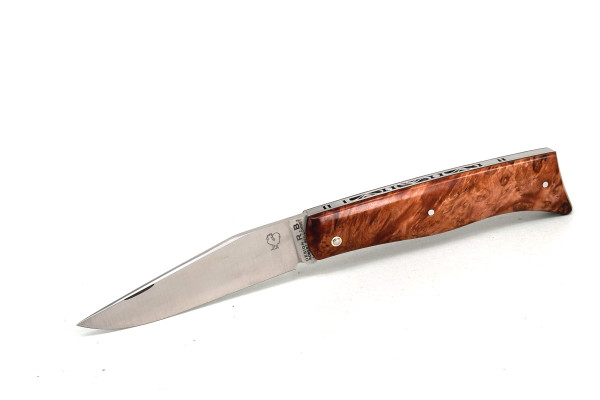 Grand-ALPIN PassionFrance® LUXE 11cm, Design RB mof², decorated spring, stabilised maple burl, 14C28