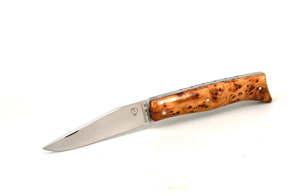 Grand-ALPIN PassionFrance® LUXE 11cm, Design RB mof², decorated liners, pepper yew burl, 14C28