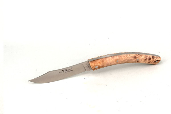 THIERS CUSTOM COGNET 11cm, 14C28N lame turque, loup de frène stabilisé