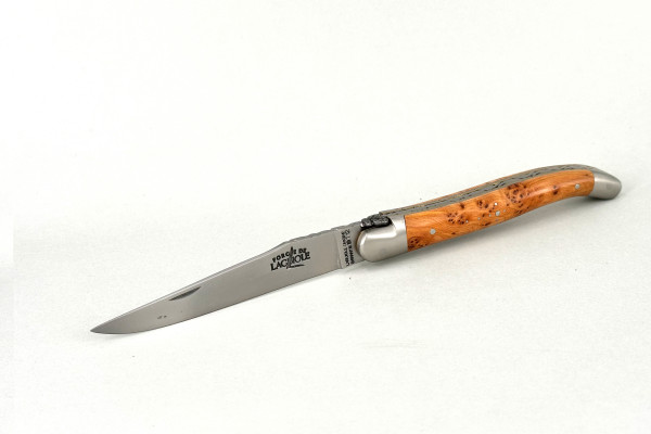 LAGUIOLE Forge de Laguiole CUSTOM 11cm mit Inox-Mitres, Wacholder N°03, T12