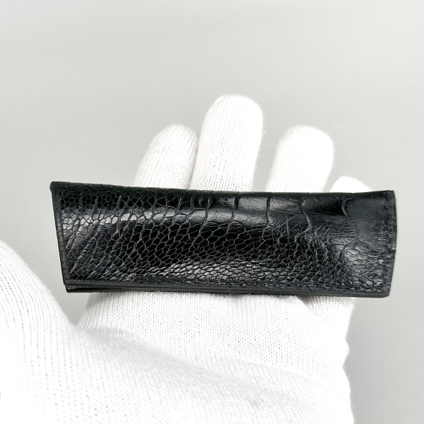 ETUI NEW MODEL size2 CUSTOM, ostrich leg leather