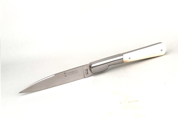 Grand-VENDETTA PassionFrance LUXE 13cm, spring decorated, handle buffalo bone, blade 12C27