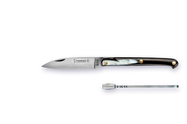 LAGUIOLE-DROIT PassionFrance PRESTIGE medium 11cm, echtes Aubrac-Horn, 12C27