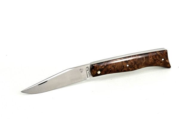 Grand-ALPIN PassionFrance® LUXE 11cm, Design RB mof², high carbon XC75, stabilized buck eye burl