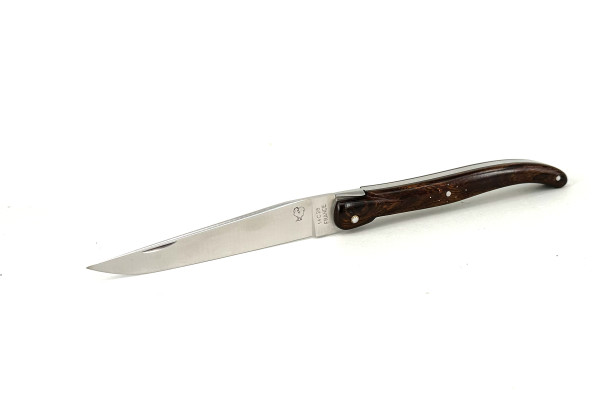 LAGUIOLE PassionFrance CUSTOM extra large13cm, glattes Ressort, Wüsteneisenholz, 14C28