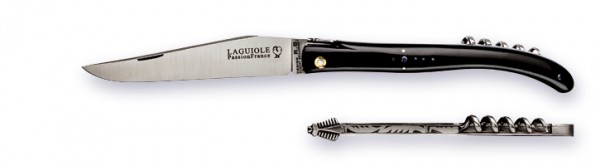 LAGUIOLE series LUXE Atelier PassionFrance black buffalo horn tip