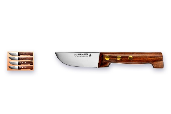 Steak-Kochmesser Inox Holz