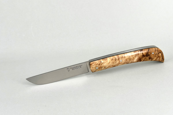 MINEUR PassionFrance CUSTOM N°36 stabilized mapel burl with G10 underliners, 12C27