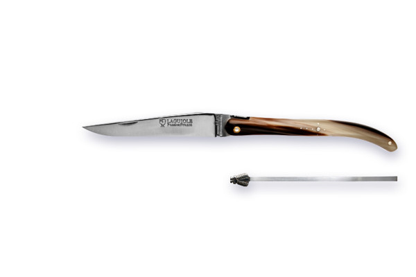 LAGUIOLE PassionFrance® LUXE 11cm, Design Robert Beillonnet, 12C27, Hornspitze