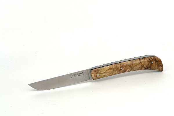 MINEUR PassionFrance CUSTOM N°38, stabilized mapel burl with G10 underliners, 12C27