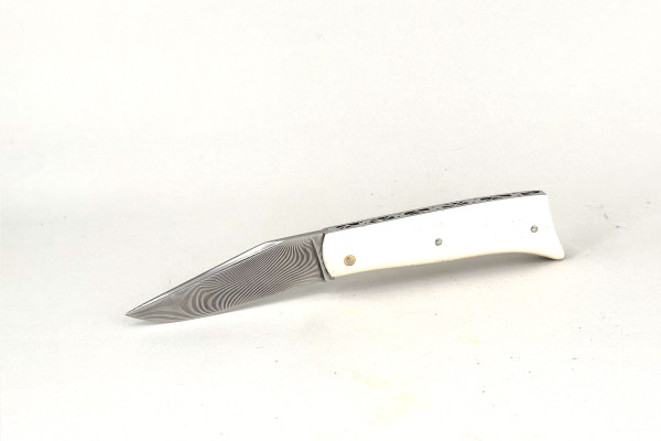 Petit-ALPIN PassionFrance Design RB mof², CUSTOM, Knochen, Handguilloche, Inox-Damast