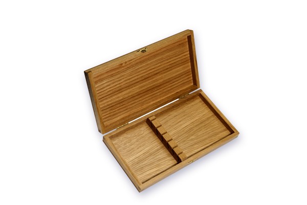 Holzkassette, Eiche, für 6 Messer